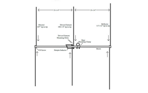 Mfj 1762 antenna yagi - yagi, 3