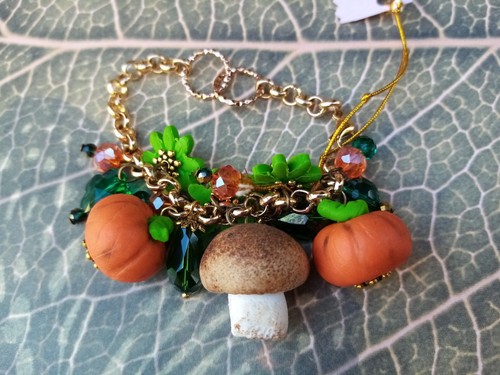 Bracciale autunno cristalli - bracciale, e
