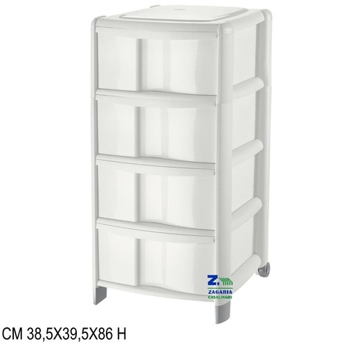 Cassettiera bambu cassetti - 4,