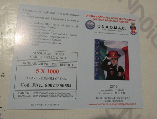 Calendario tascabile arma - tascabile,