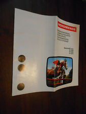 pubblicita' NORDMENDE SPECTRA SK3 -COLOR TP 3320-  ISTRUZIONI PER L'USO  vintage