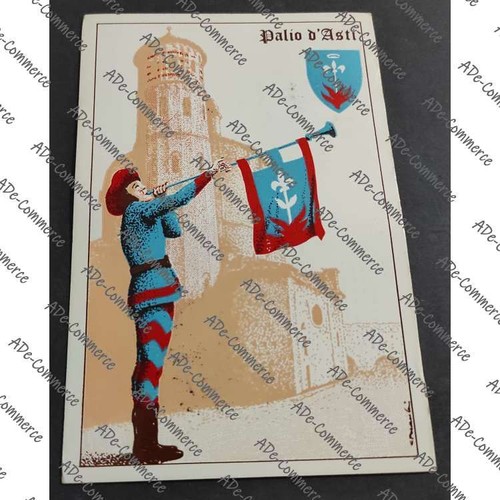 Cartolina palio asti - palio, di
