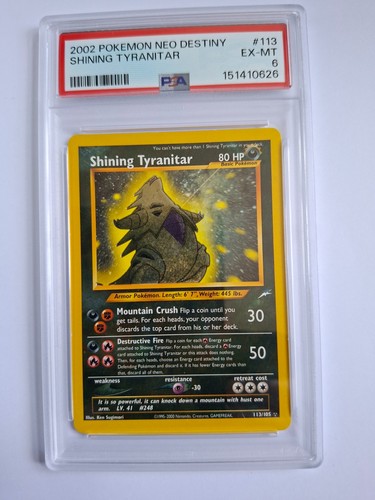 Shining tyranitar 113 105 neo - tyranitar, 113/105