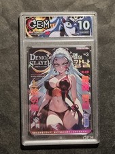 DAKI - DEMON SLAYER - SEXY WAIFU - GRADED CARD 10 - NO PSA BGS - HOLO - GEM MINT