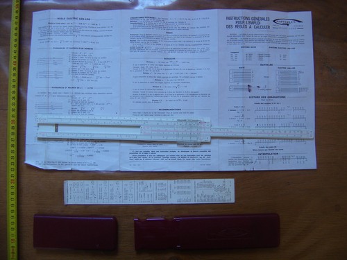 Ancienne règle calcul - rÈgle,