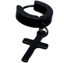 ORECCHINO CERCHIETTO NERO