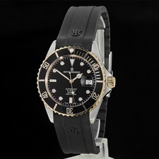 REVUE THOMMEN Diver AUTOMATICO Orologio da Polso Uomo Acciaio Bicolore 17571.2847 NUOVO