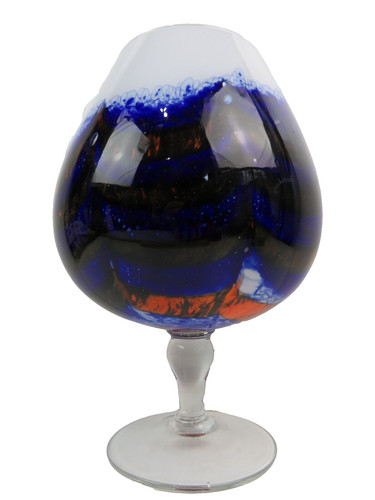 Vecchio vaso coppa vetro - coppa, in