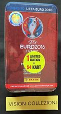 ⚽️ PANINI ADRENALYN ROAD TO EURO 2016 TIN BOX SIGILLATO SEALED  ⚽️