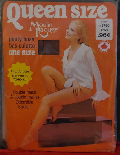 Vintage pantyhose moulin - vintage, rouge