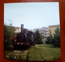FOTO FS FERROVIE ITALIA TRENO 1987 VANZAGHELLO MILANO FOTOGRAFIA LOCOMOTIVA