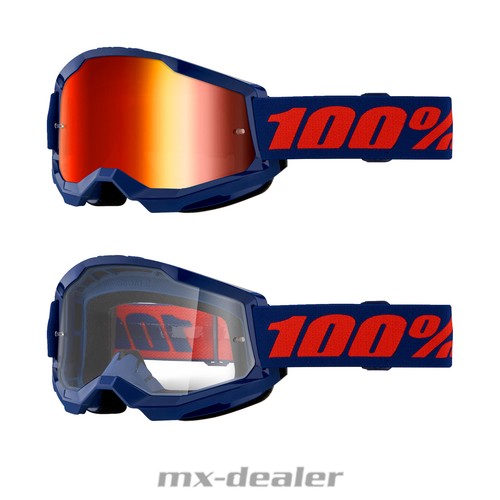 Occhiali cross 100 strata2 - da, 100%
