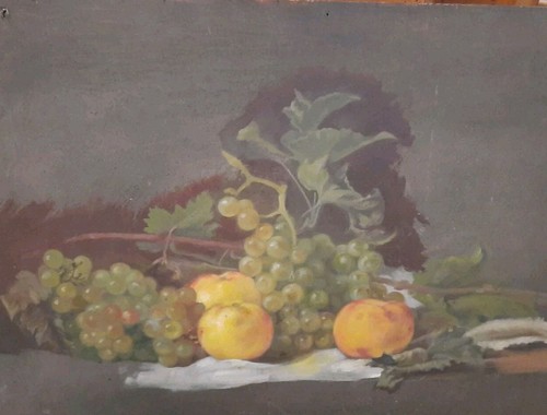Dipinto olio tavola - olio,