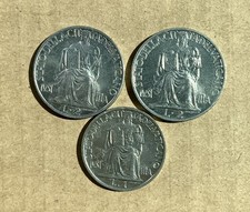 Vatican 1942 Lira and 2 Lire