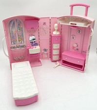 Playset Valigia Valigia da Viaggio Barbie Casa Mattel 1995 - Luci Funzionanti
