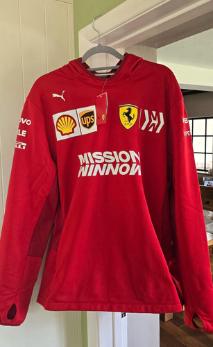 Felpa con cappuccio rossa - , puma