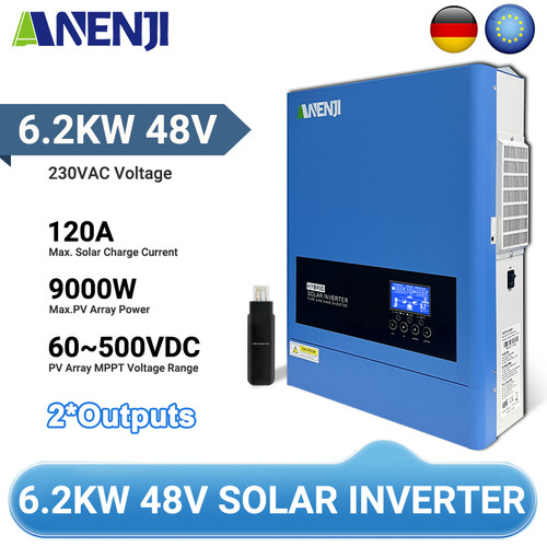 Inverter solare ibrido 6200w - inverter,