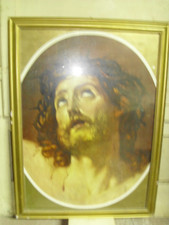 Quadro antico,Gesu,stampa su'