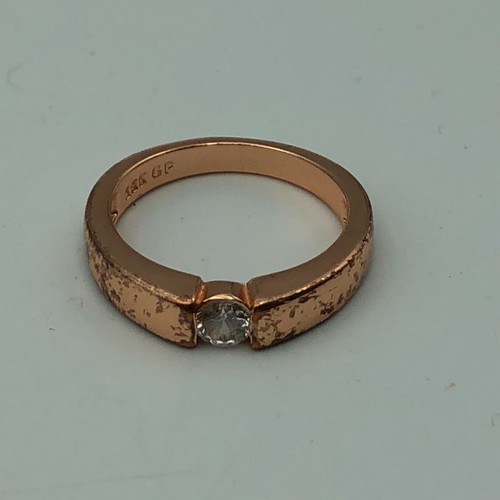 Anello fascia placcato - fascia,