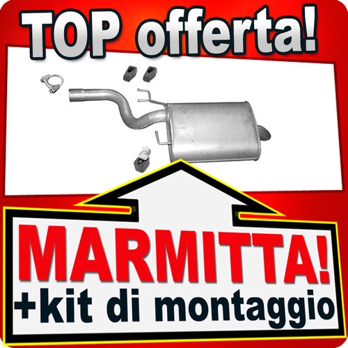 Silenziatore posteriore per - silenziatore,