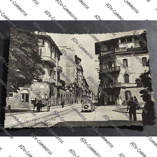 Postcard biella via - postcard,