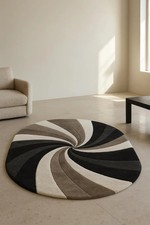 Tappeto rotondo in lana