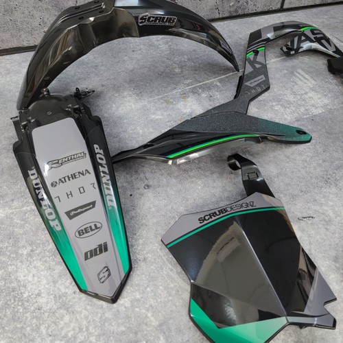 Plastiche grafica kawasaki - plastiche, +