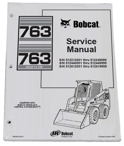 Bobcat 763 763h skid steer - bobcat,