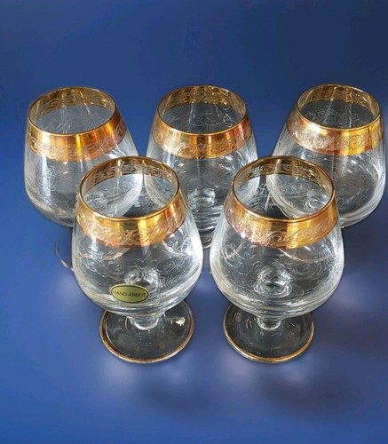 Bicchieri cognac murano medici - cognac,