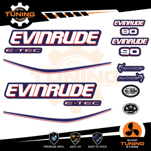 Kit adesivi motore - adesivi, marino