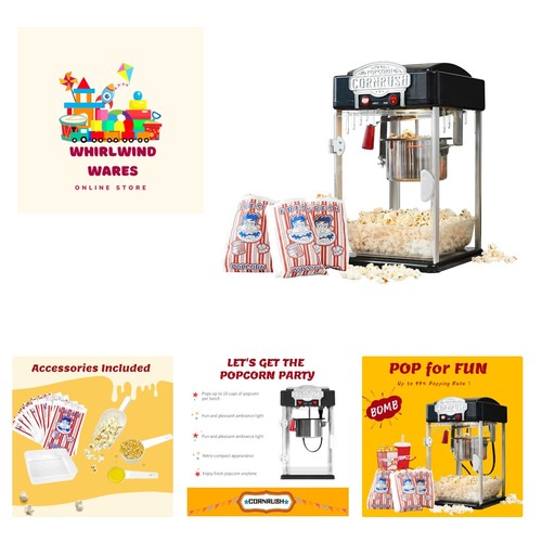 Popcorn popper machine oz - popper, machine-4