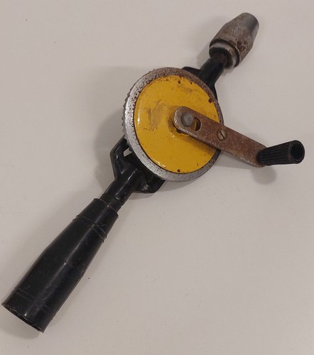 Trapano vintage doppio pignone