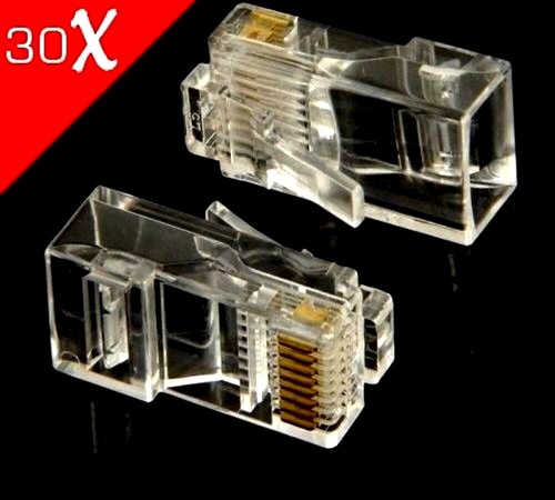 30x plug connettori rj45 - 30x,