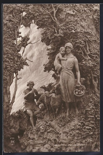 Cartolina artistica domenico - cartolina,