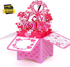 Biglietto pop up I Love You