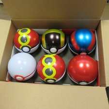 POKEMON 6 POKEBALL Metallo con
