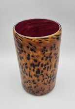 Vaso o vetro artistico firmato