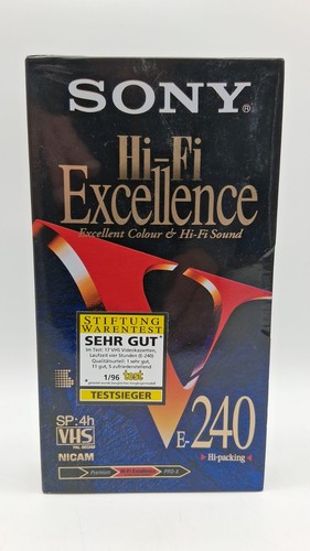 Vhs sony excellence - sony,