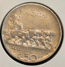 Italia 50 Centesimi 1920