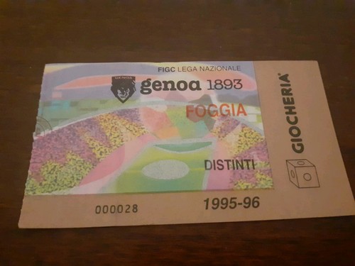 Biglietto stadio calcio - stadio,
