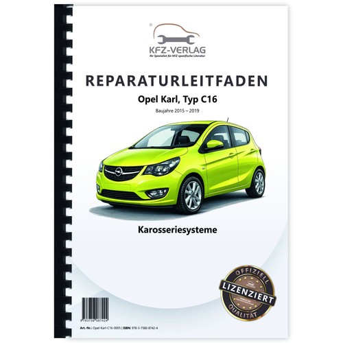 Opel karl tipo c16 - c16, 2015-2019