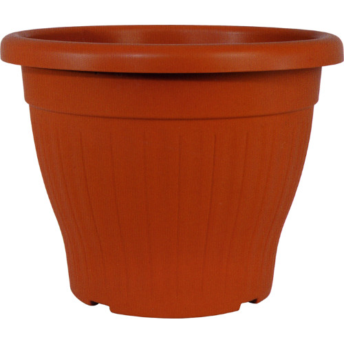 Vaso tondo terracotta - vaso,