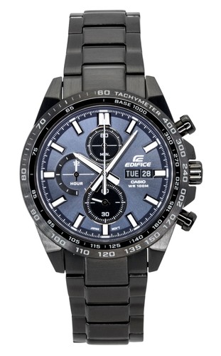 Casio edifice chronograph blue - casio,
