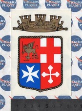 ADESIVO STICKER VINTAGE AUTOCOLLANT STEMMA SIMBOLO MARINA MILITARE ITALIANA