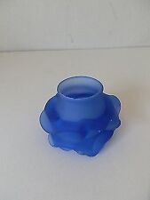 Vetro di ricambio BLU paralume per applique e lampadari in ottone tipo ROSETTA