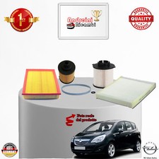 KIT TAGLIANDO 4 FILTRI OPEL MERIVA B 1.3 CDTI 70KW 95CV DAL 2011 -> 2012