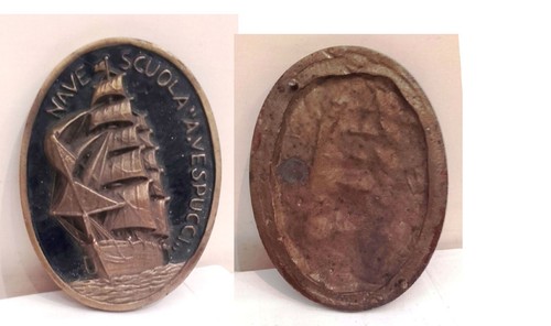 Placcametallica nave scuola - ,