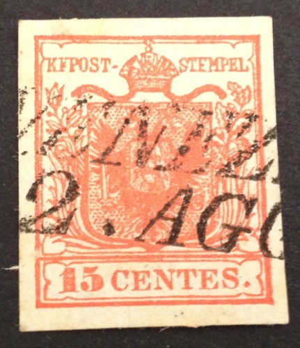 Timbre lombardo venetie - timbre,