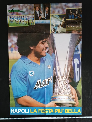 Poster calcio napoli maradona - napoli,