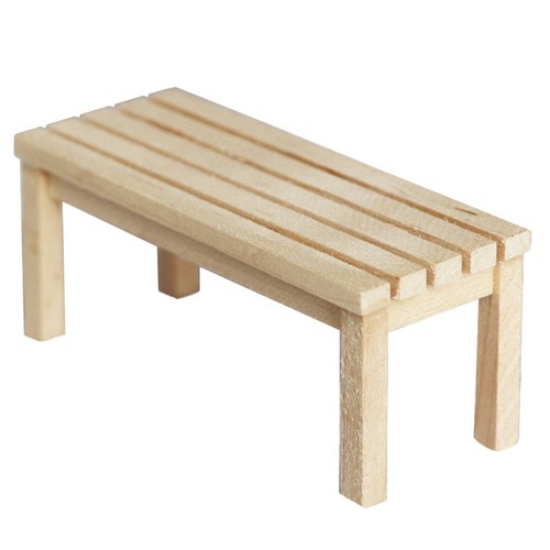 Mini panca in legno - %,